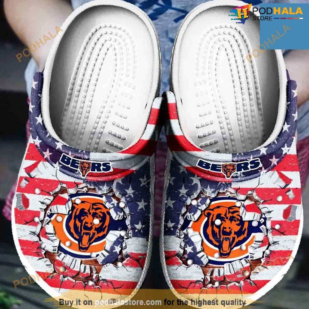 Chicago Bears Crocs Clog Shoes Q7e Chicago Bears Crocs Clog Shoes Q7e