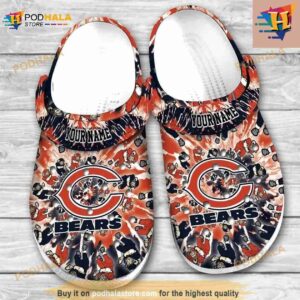 Chicago Bears Grateful Dead Custom Personalized Crocs Classic Clogs Shoes