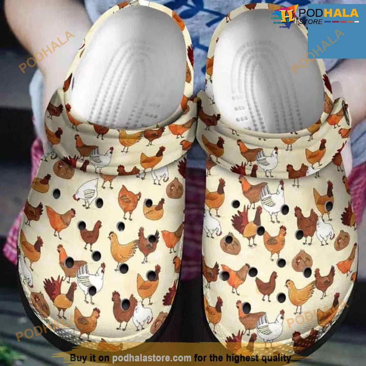 Chicken Classic Clogs Unisex Fashion Style Crocs Clog Shoes Chicken Classic Clogs Unisex Fashion Style Crocs Clog Shoes