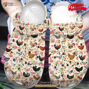Chicken Flower Farmer For Man And Women Crocs Classic Clog Shoes