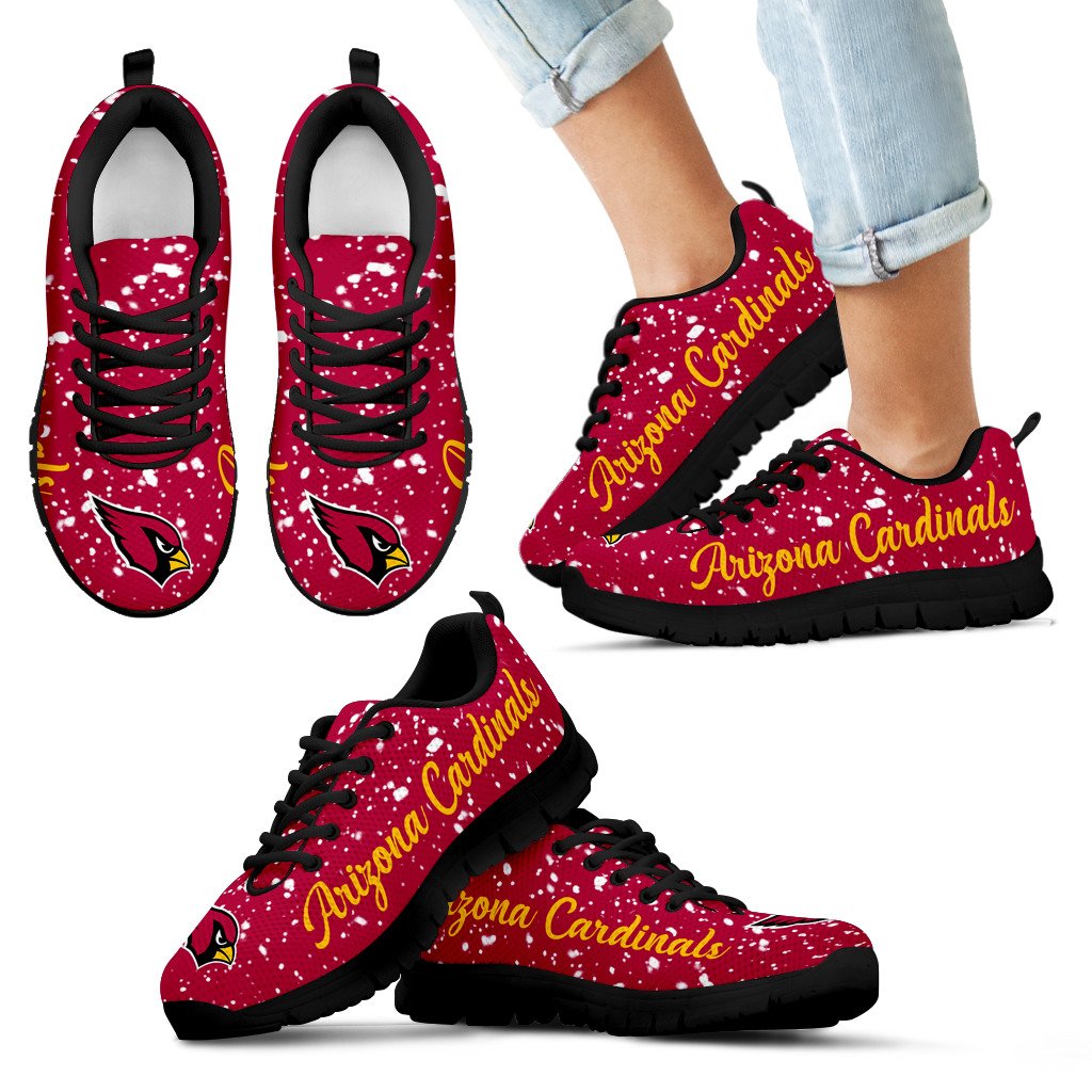 Christmas Snowing Incredible Pattern Arizona Cardinals Sneakers Christmas Snowing Incredible Pattern Arizona Cardinals Sneakers