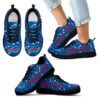 Christmas Snowing Incredible Pattern Buffalo Bills Sneakers