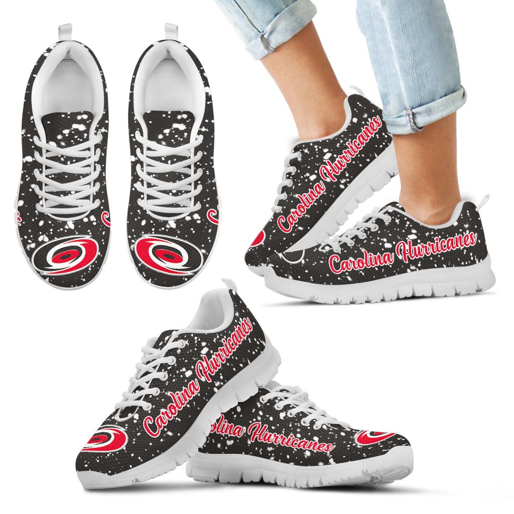 Christmas-Snowing-Incredible-Pattern-Carolina-Hurricanes-Sneakers-1