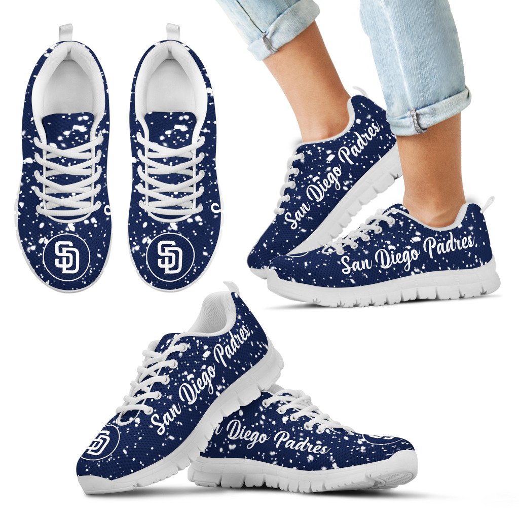 Christmas-Snowing-Incredible-Pattern-San-Diego-Padres-Sneakers-1
