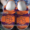 Clemson Bleed Purple Orange Crocs Gift