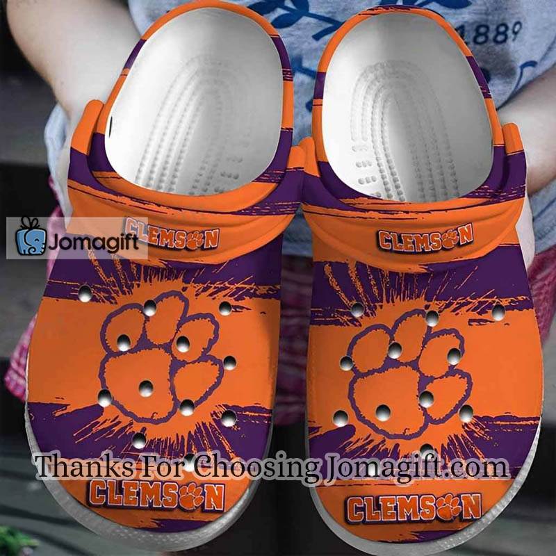 Clemson Bleed Purple Orange Crocs Gift Clemson Bleed Purple Orange Crocs Gift