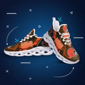 Cleveland Brown Nfl Max Soul Clunky Shoes
