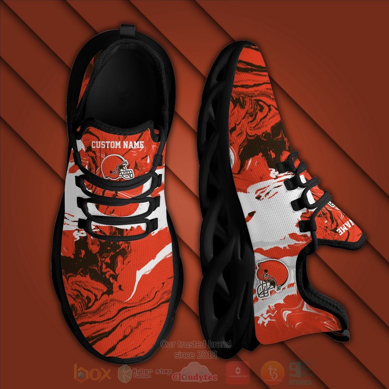 Cleveland Browns Nfl American Custom Name Clunky Max Soul Shoes Cleveland Browns Nfl American Custom Name Clunky Max Soul Shoes