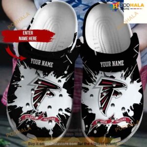 Clog Shoes Atlanta Falcons NFL Custom Name Crocs