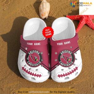 Clog Shoes NFL Football Arizona Cardinals Personalized Crocs
