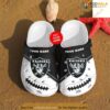 Clog Shoes Personalised NFL Las Vegas Raiders Football Crocs