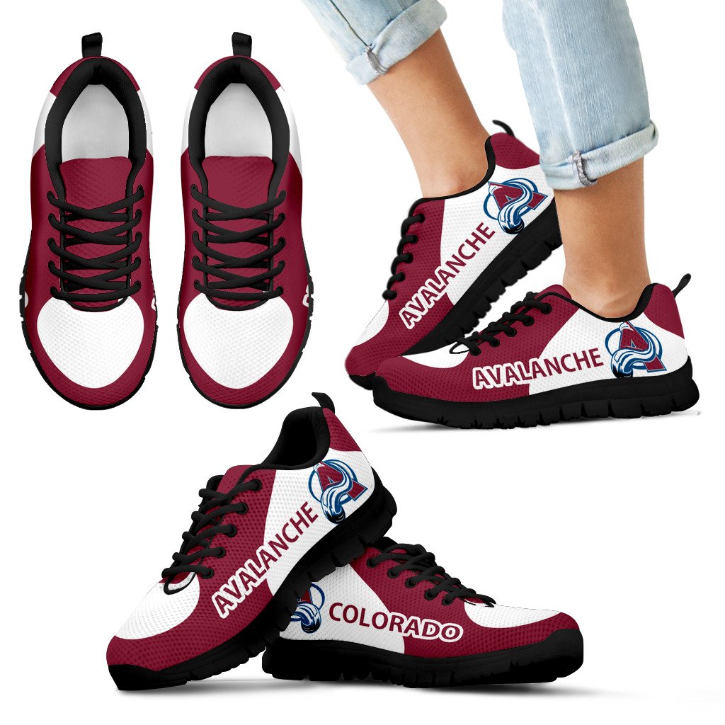 Colorado Avalanche Top Logo Sneakers Colorado Avalanche Top Logo Sneakers