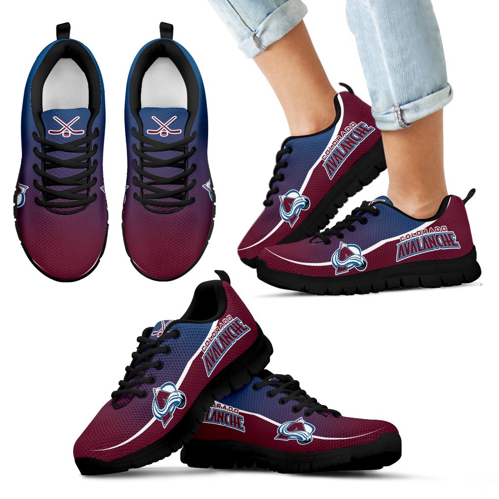 Colorful Colorado Avalanche Passion Sneakers Colorful Colorado Avalanche Passion Sneakers