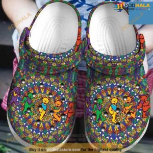 Colorfull Bear Pattern Clog Clogband Crocs Clog Shoes