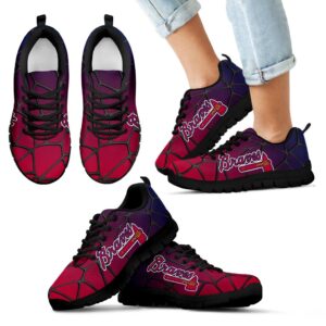 Colors Air Cushion Atlanta Braves Gradient Sneakers