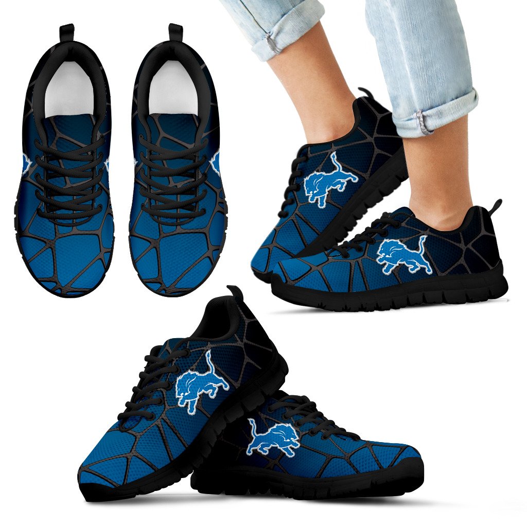 Colors Air Cushion Detroit Lions Gradient Sneakers Colors Air Cushion Detroit Lions Gradient Sneakers