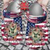 [Comfortable] Milwaukee Bucks American Flag Crocs Gift