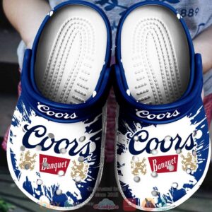 Coors Banquet Beer Drinking Crocband Clog Shoes