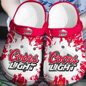 Coors Light Beer Crocband Clog Shoes