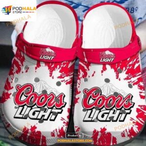Coors Light Beer Crocs Clog Shoes