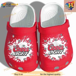 Coors Light Clogs Funny Shoes Crocs Clog Shoes