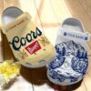 Coors Light & Coors Banquet Custom Name Crocband Crocs Clog Shoes