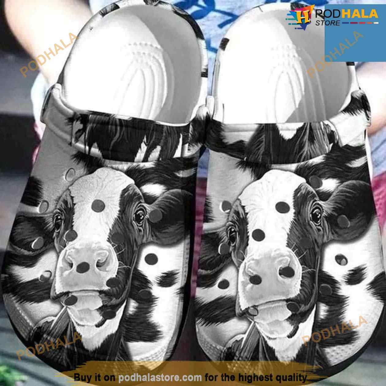 Cow Black And White Crocs Clog Shoes Funny Shoes Crocbland Clog For Men Women Cow Black And White Crocs Clog Shoes Funny Shoes Crocbland Clog For Men Women