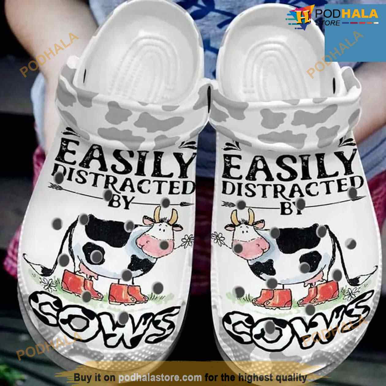 Cow Crocs Comfortablefashion Style Comfortable For Women Men Kid Print 3d Easily Distracted By Cows Cow Crocs Comfortablefashion Style Comfortable For Women Men Kid Print 3d Easily Distracted By Cows