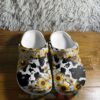 Cow Sunflowers Crocband Crocs Clog Shoes