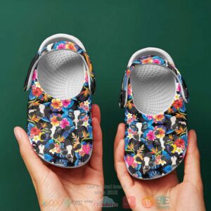 Cow Tropical Collection Floral Crocs Crocband Shoes