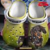 Crazy Dachshund Lazy On Grass Gifts For Men Women Crocs Clogs Shoes