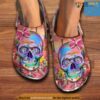 Creepy Smile Smile Candy Illusion Designs Skull Art Crocs Clog Shoes