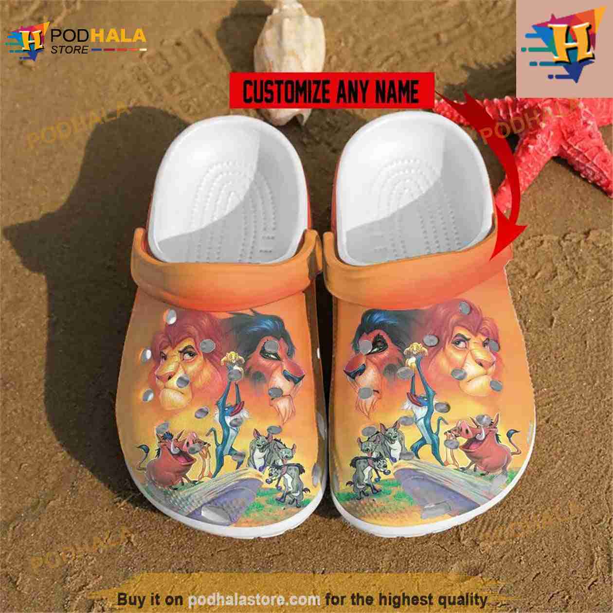 Crocs Shoes Lion King Disney Cartoon Adults Crocs Shoes Lion King Disney Cartoon Adults