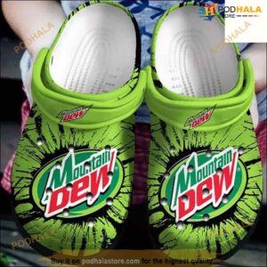 Crocs Shoes Moutain Dew Drink Adults