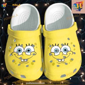 Crocs Shoes Sponge Cheese Face Sponge Funny Bob Cute