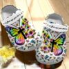 Cross Butterfly Sunflowers God Say You Are Crocs Crocband Shoes