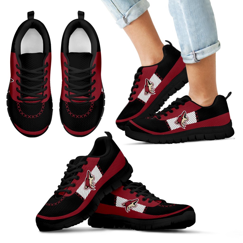 Cross Thread Seamless Beautiful Logo Arizona Coyotes Sneakers Cross Thread Seamless Beautiful Logo Arizona Coyotes Sneakers