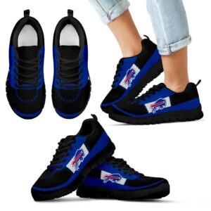 Cross Thread Seamless Beautiful Logo Buffalo Bills Sneakers