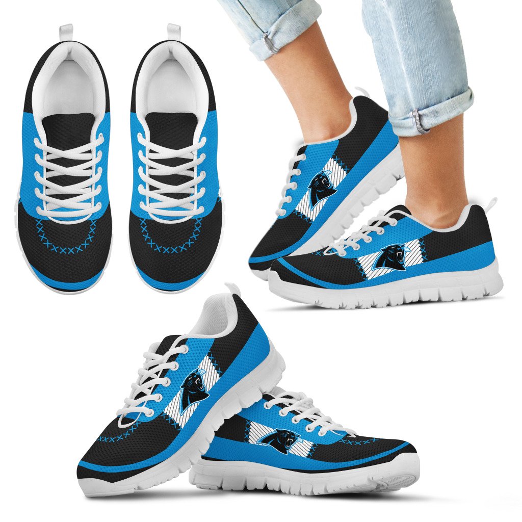 Cross-Thread-Seamless-Beautiful-Logo-Carolina-Panthers-Sneakers-1