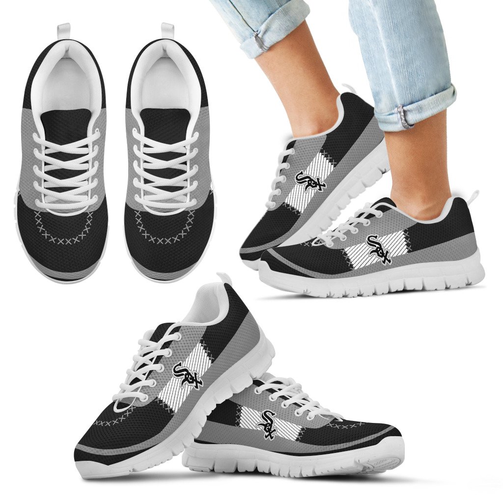 Cross-Thread-Seamless-Beautiful-Logo-Chicago-White-Sox-Sneakers-1