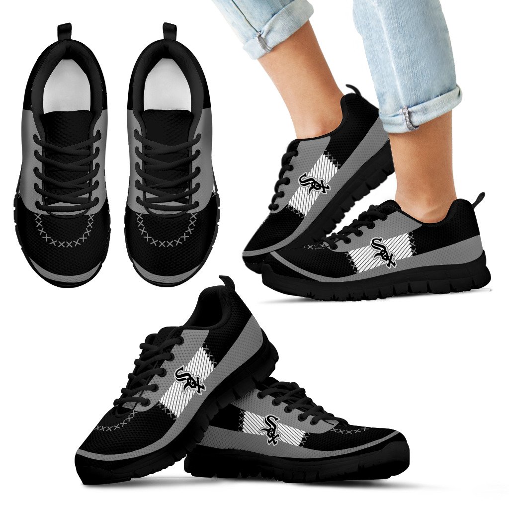 Cross Thread Seamless Beautiful Logo Chicago White Sox Sneakers Cross Thread Seamless Beautiful Logo Chicago White Sox Sneakers