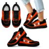 Cross Thread Seamless Beautiful Logo Cincinnati Bengals Sneakers