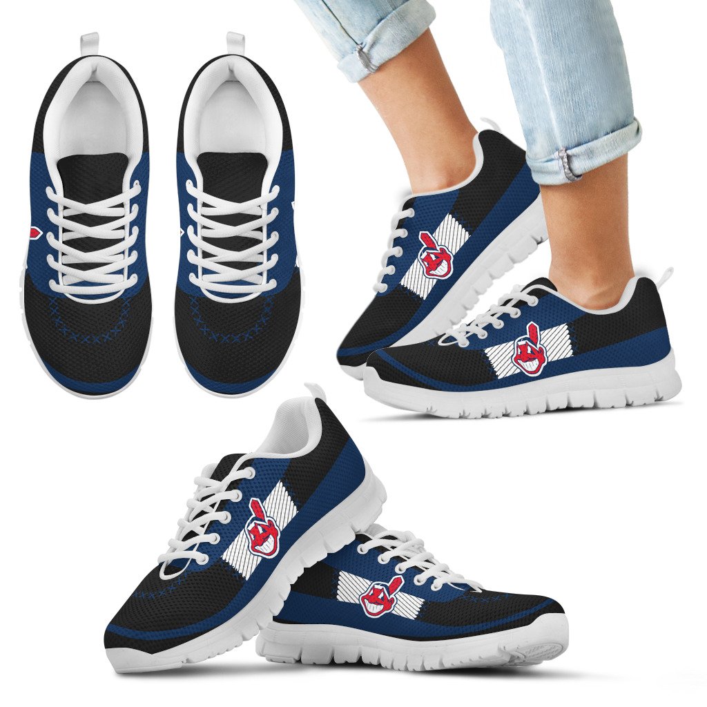 Cross-Thread-Seamless-Beautiful-Logo-Cleveland-Indians-Sneakers-1