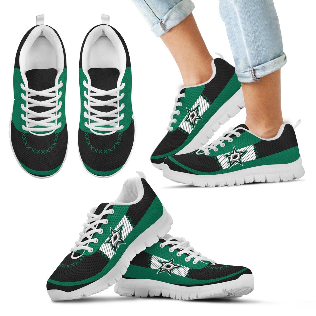 Cross-Thread-Seamless-Beautiful-Logo-Dallas-Stars-Sneakers-1