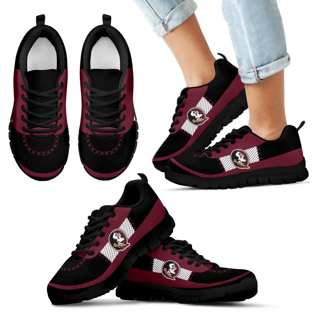 Cross Thread Seamless Beautiful Logo Florida State Seminoles Sneakers Cross Thread Seamless Beautiful Logo Florida State Seminoles Sneakers