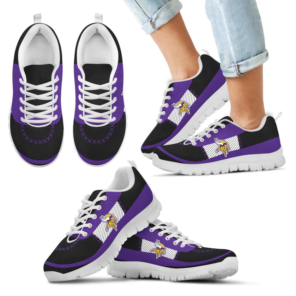 Cross-Thread-Seamless-Beautiful-Logo-Minnesota-Vikings-Sneakers-1