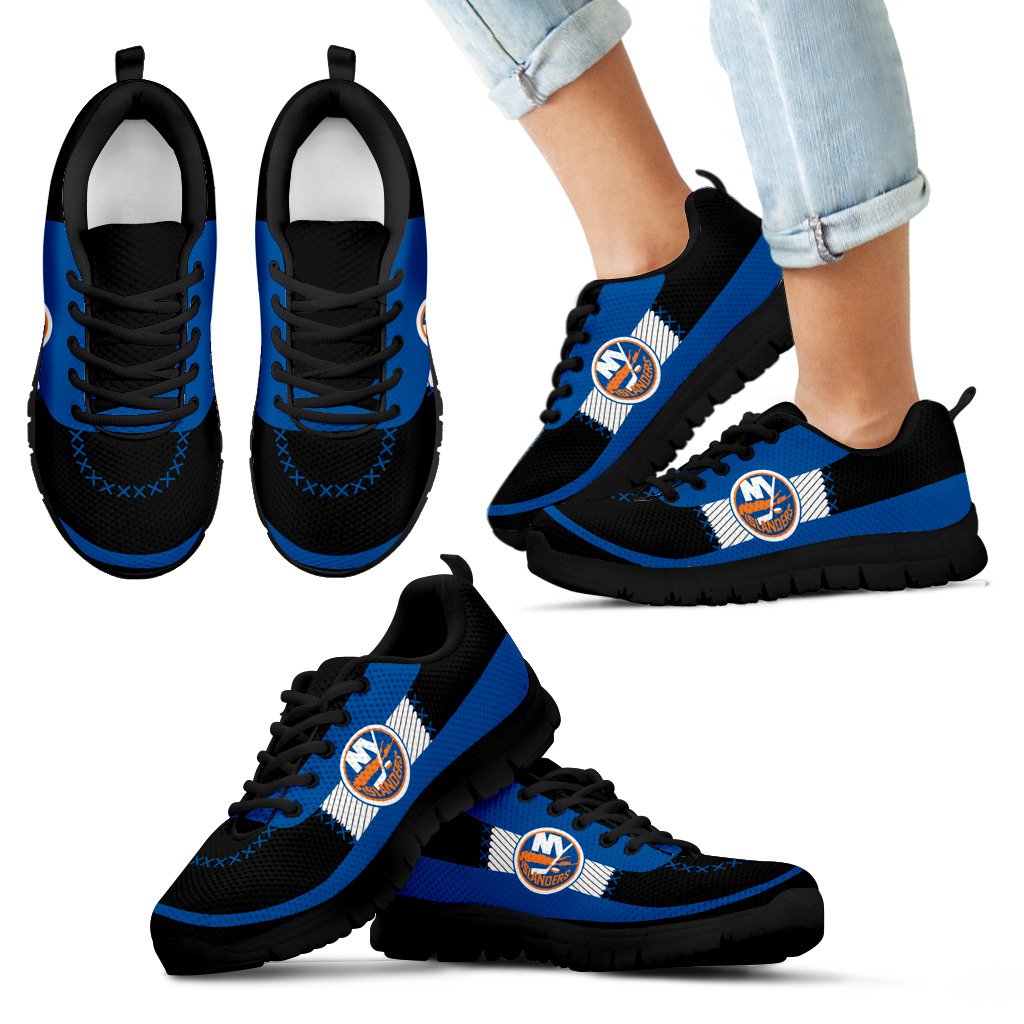 Cross Thread Seamless Beautiful Logo New York Islanders Sneakers Cross Thread Seamless Beautiful Logo New York Islanders Sneakers