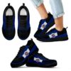 Cross Thread Seamless Beautiful Logo New York Mets Sneakers
