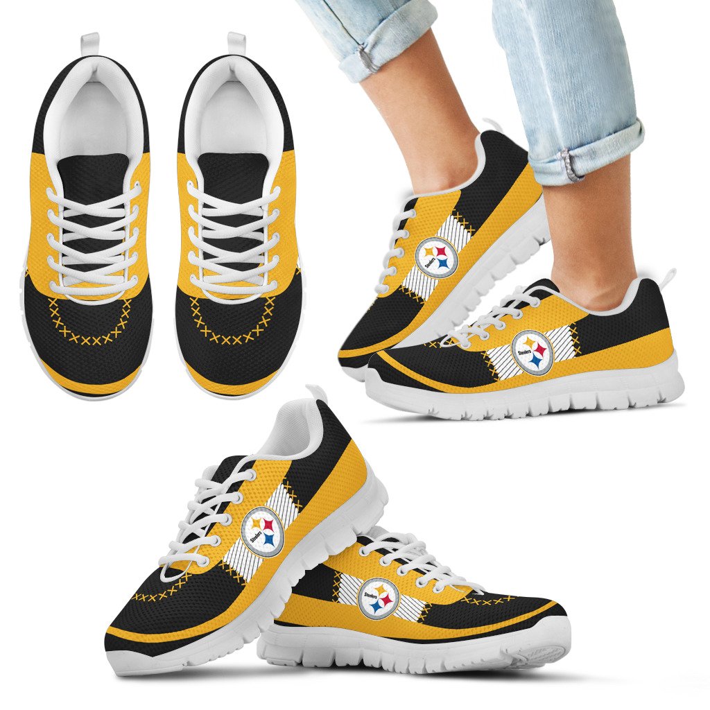 Cross-Thread-Seamless-Beautiful-Logo-Pittsburgh-Steelers-Sneakers-1