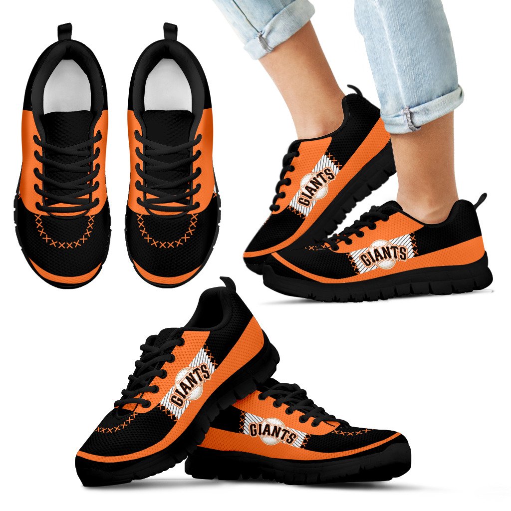 Cross Thread Seamless Beautiful Logo San Francisco Giants Sneakers Cross Thread Seamless Beautiful Logo San Francisco Giants Sneakers